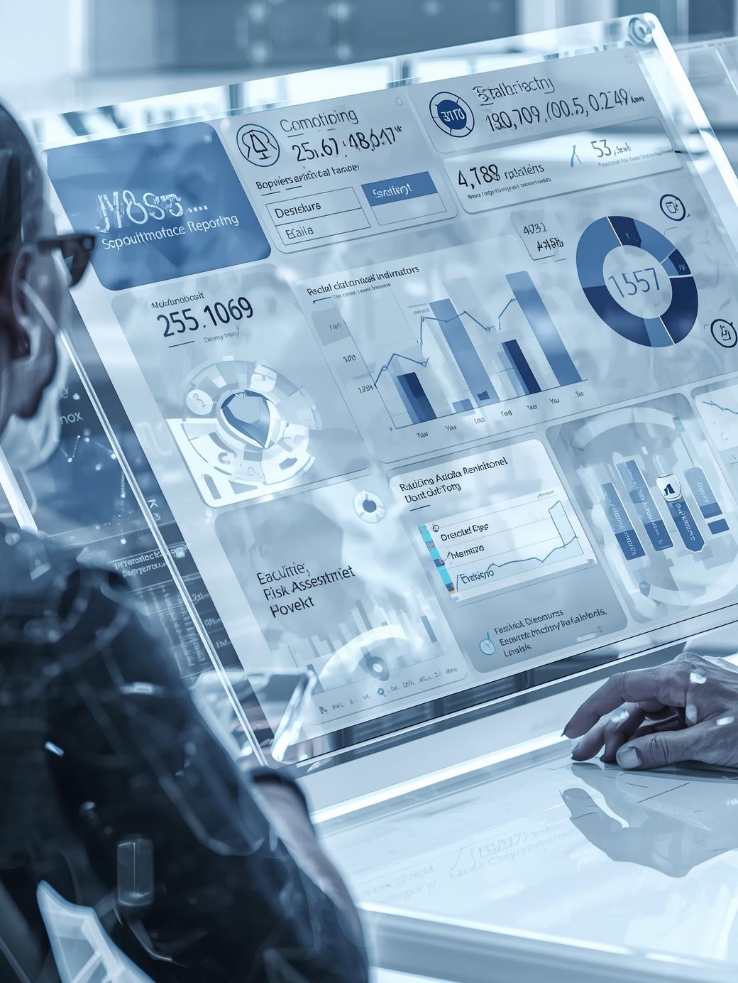 realistic solutions with business intelligence reporting , scalable, security and risk managed